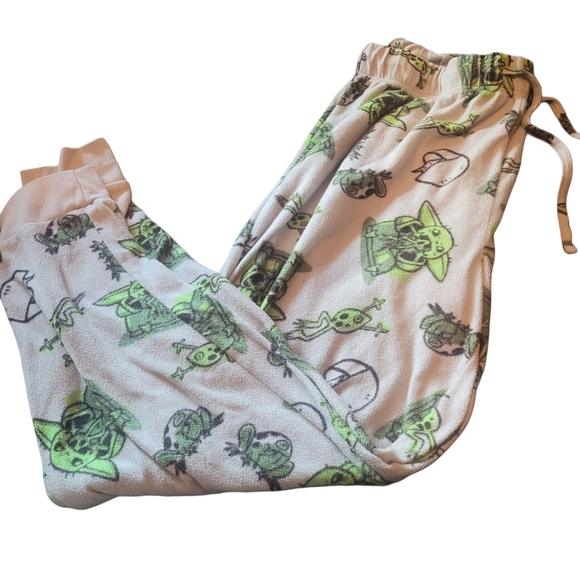 Star Wars 2 Piece Baby Yoda Pajama Set L - Picture 3 of 5